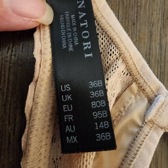 Natori Bliss Perfection Contour Underwire Bra Tan 36B - Picture 10 of 13